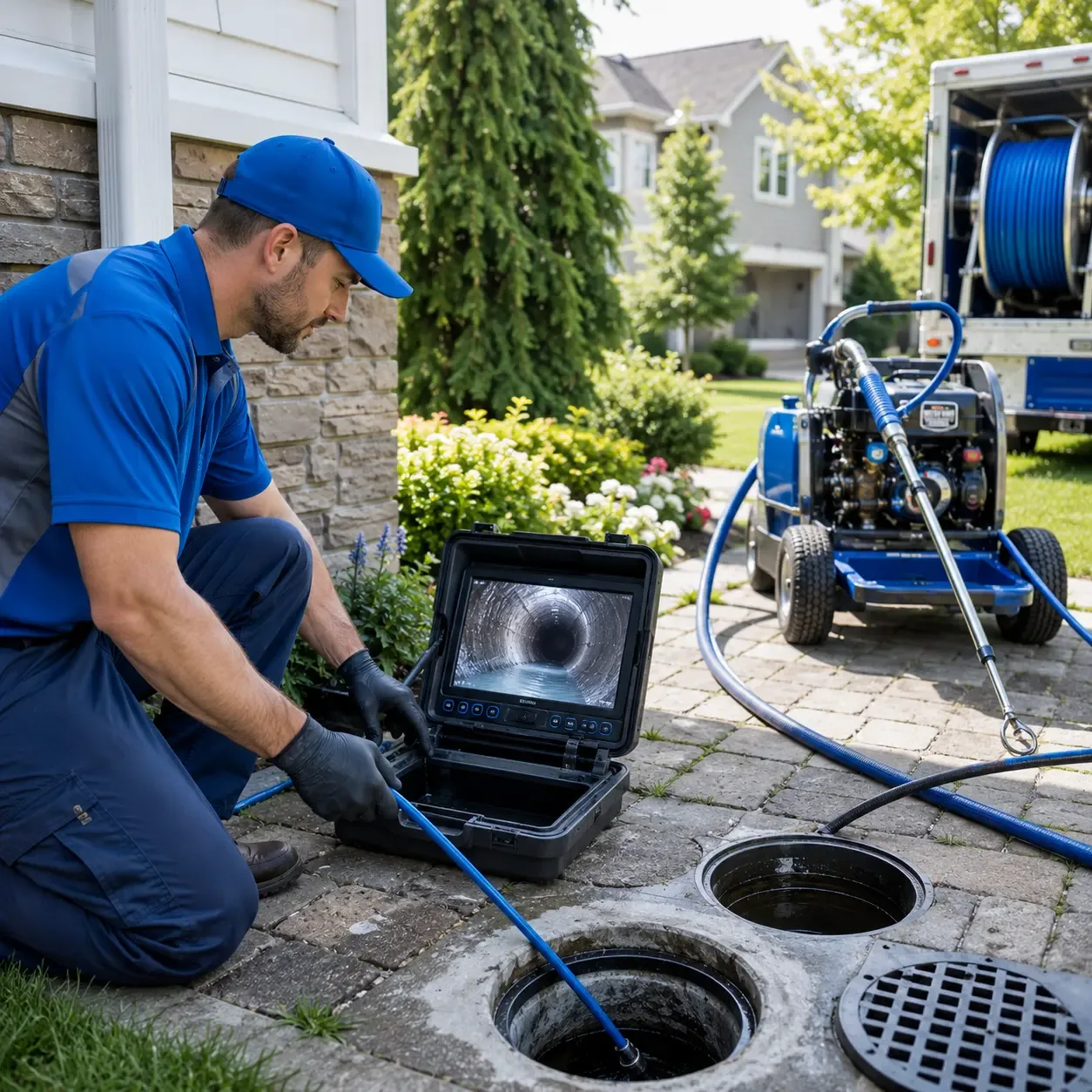 Outdoor drain cleaning professionals serving Doylestown, WI