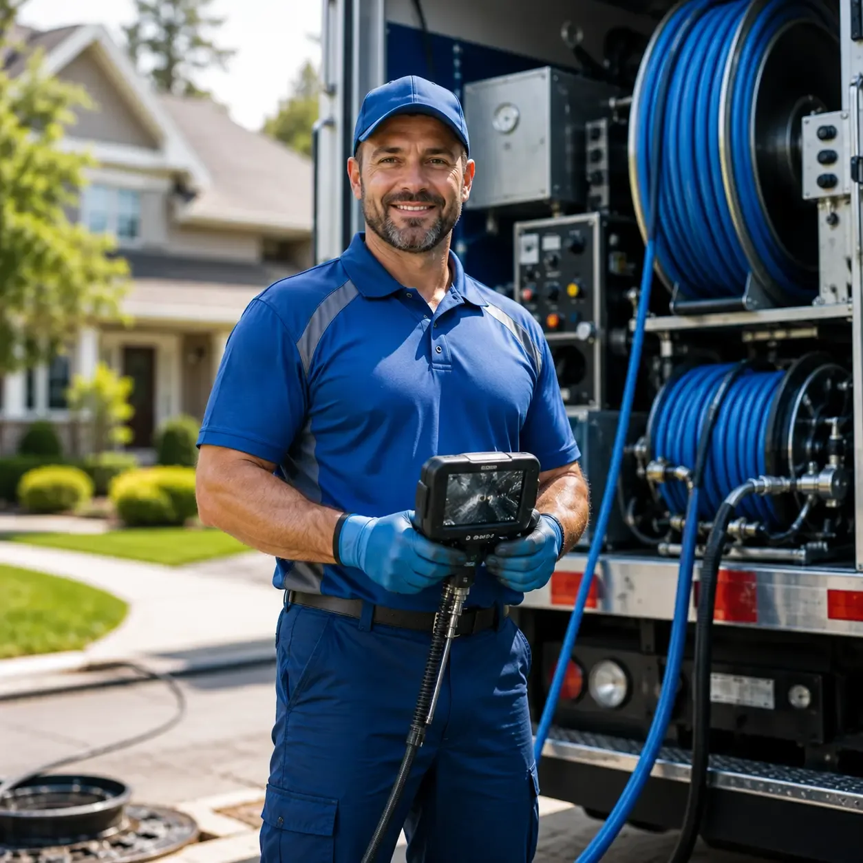 Local outdoor drain cleaning specialists in Doylestown, WI